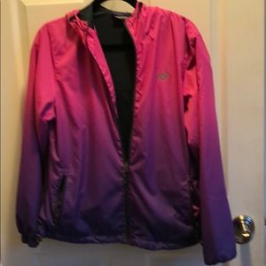 Pink and purple hombre windbreaker